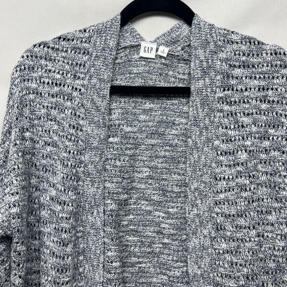 Gap Open Front Blue Long Sleeve Women's Cardigan Size Small Natural & Breathable - Picture 3 of 12